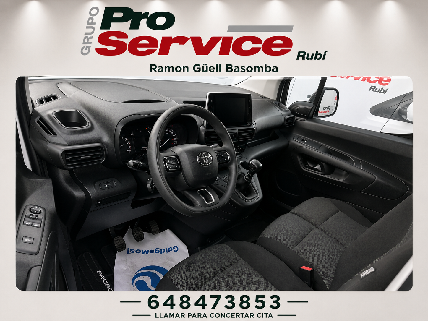 TOYOTA PROACE CITY 1,5D 75KW 100CV FURGON TRES PLAZAS 8